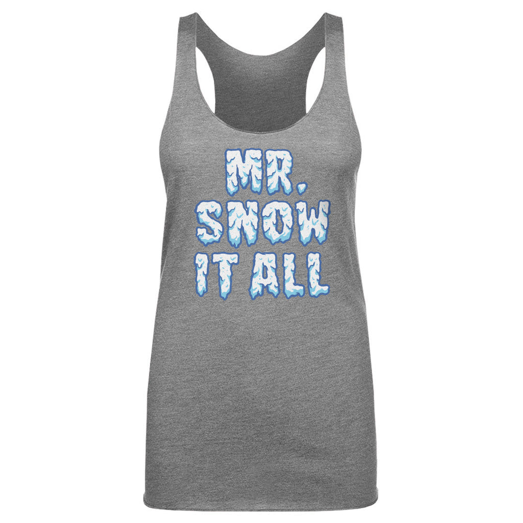 Christmas Mr. Snow It All WHT