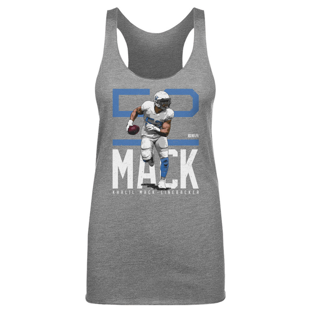 Khalil Mack Los Angeles C Bold Number WHT