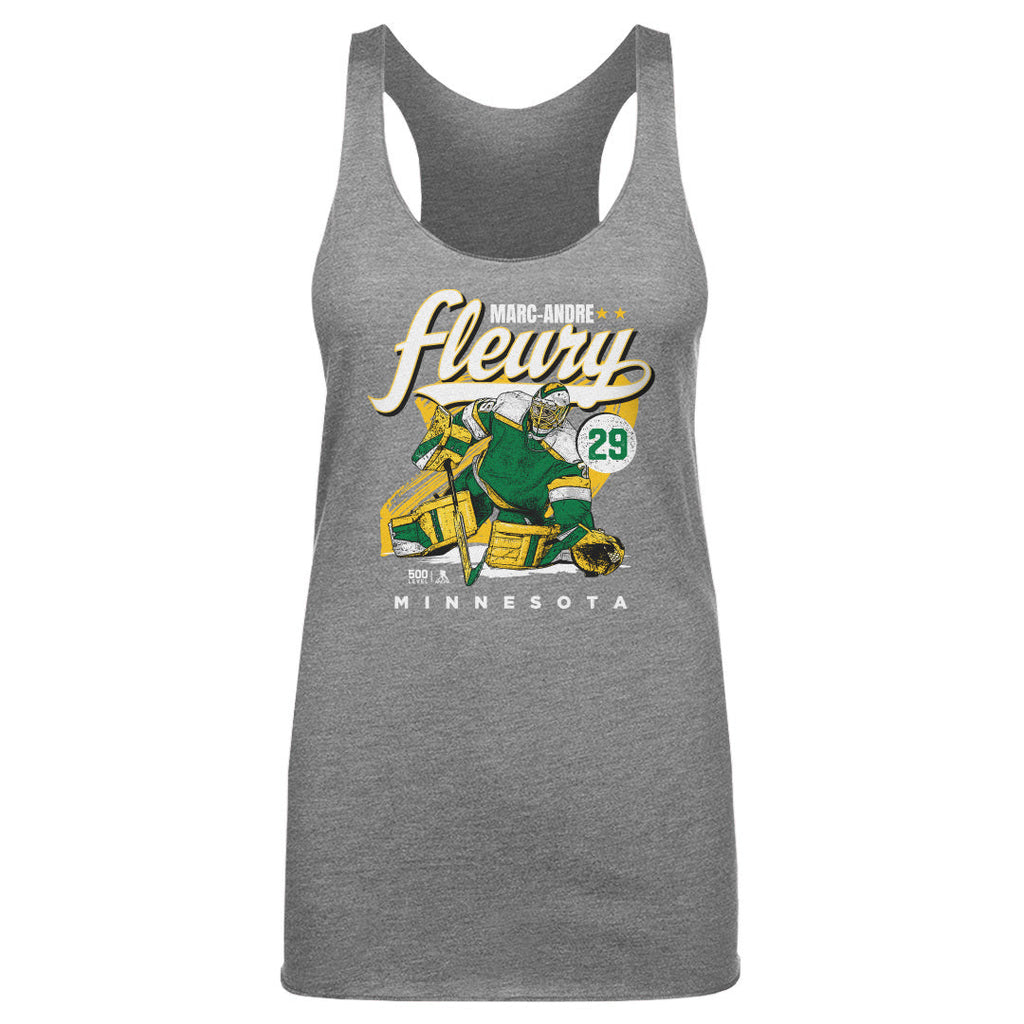 Marc-Andre Fleury Minnesota Retro WHT