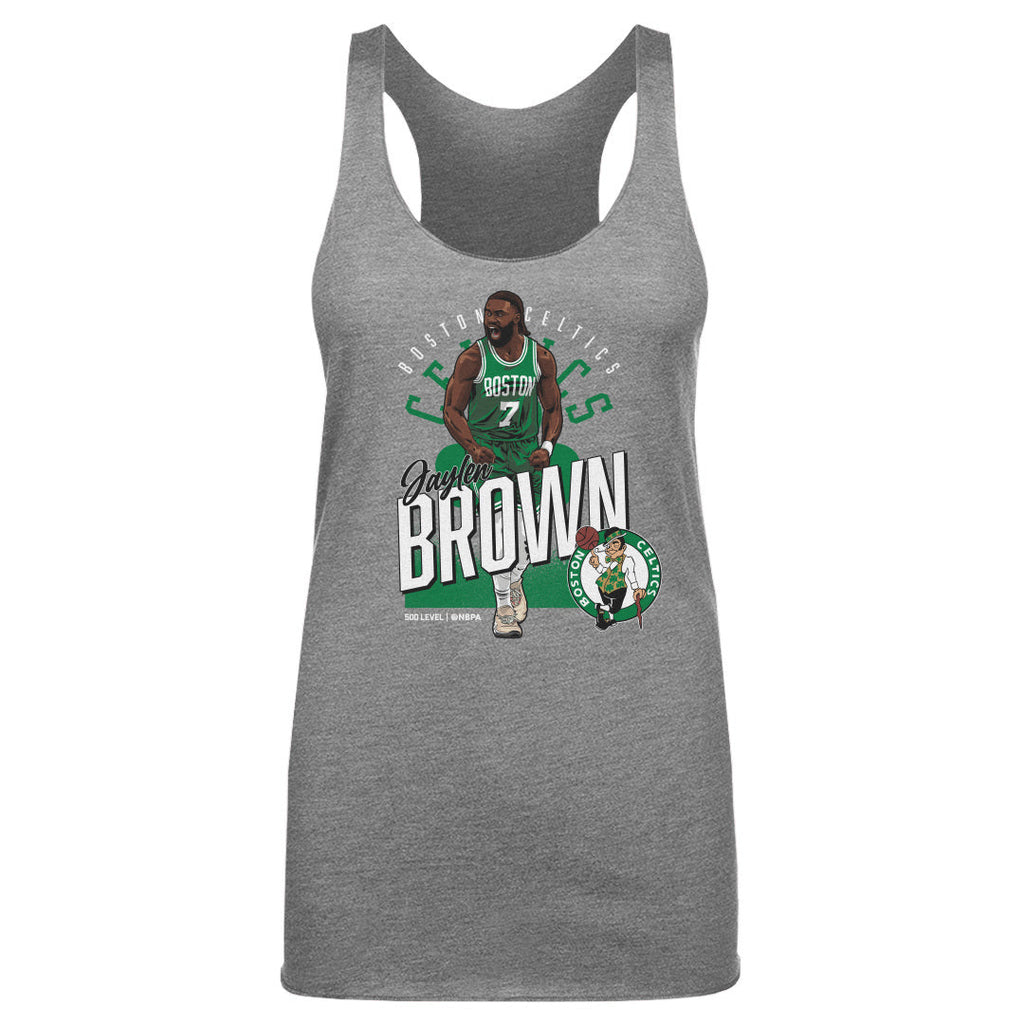 Jaylen Brown Boston Celtics Shield WHT