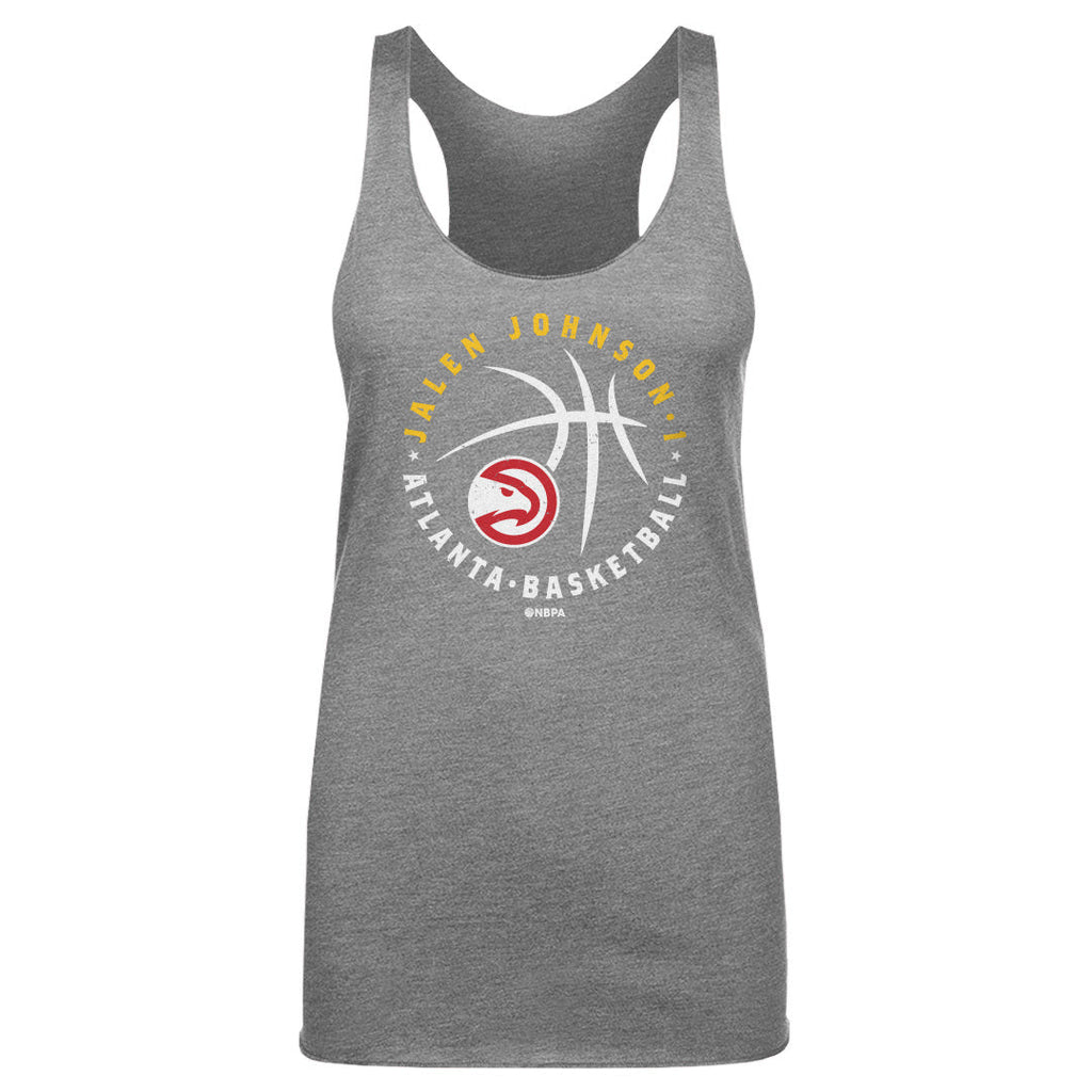 Jalen Johnson Atlanta Hawks Player Ball WHT
