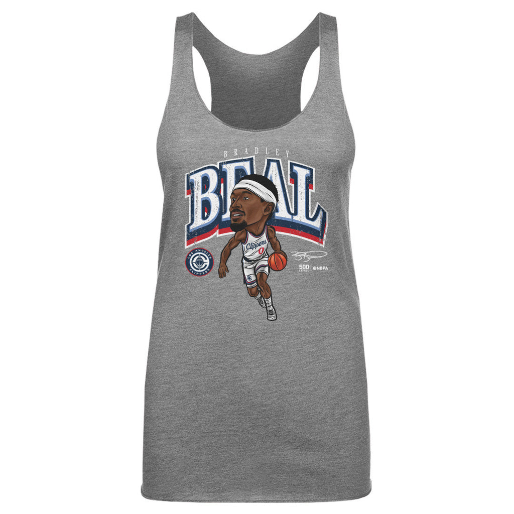 Bradley Beal Los Angeles Clippers Cartoon WHT