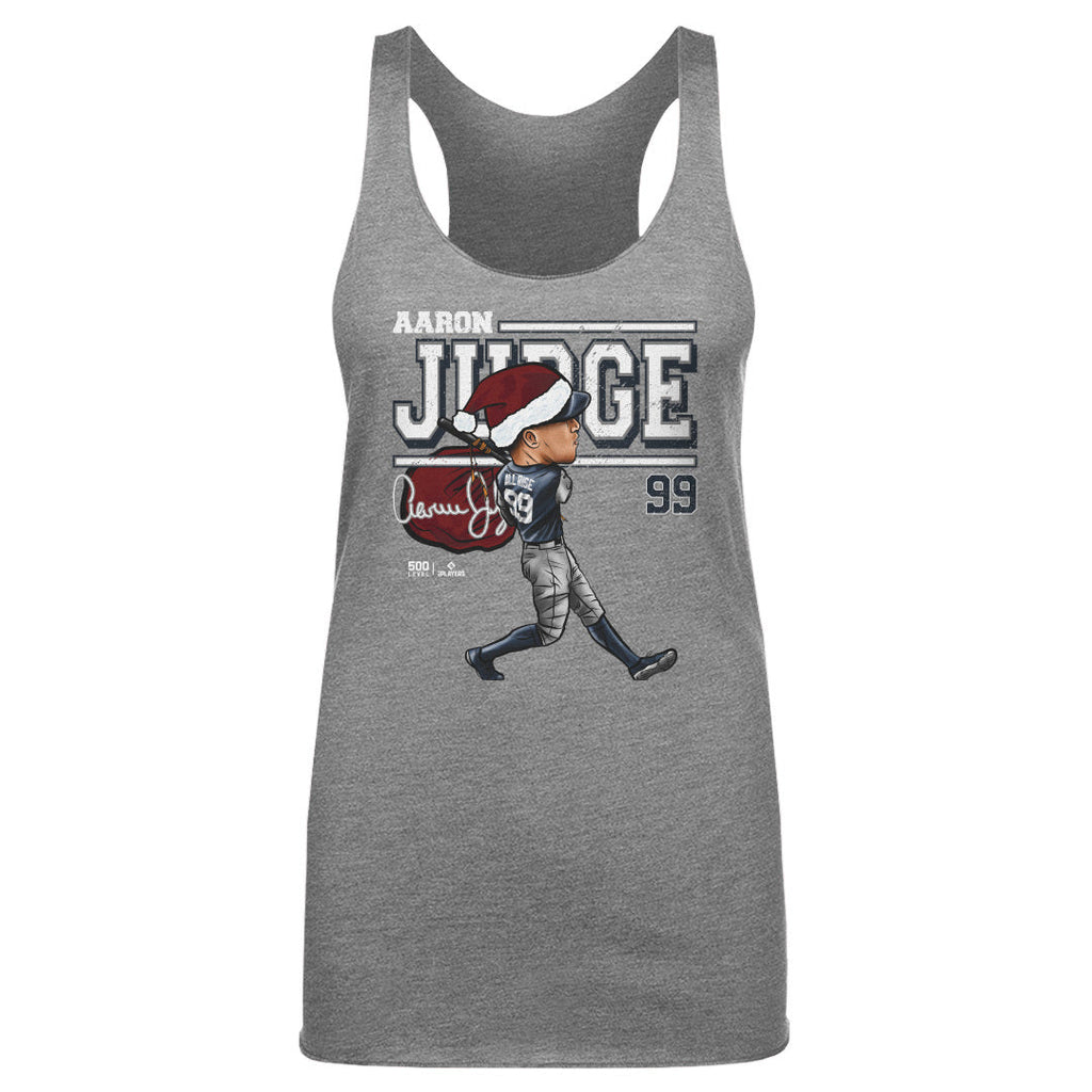 Aaron Judge New York Y Cartoon Santa Hat WHT