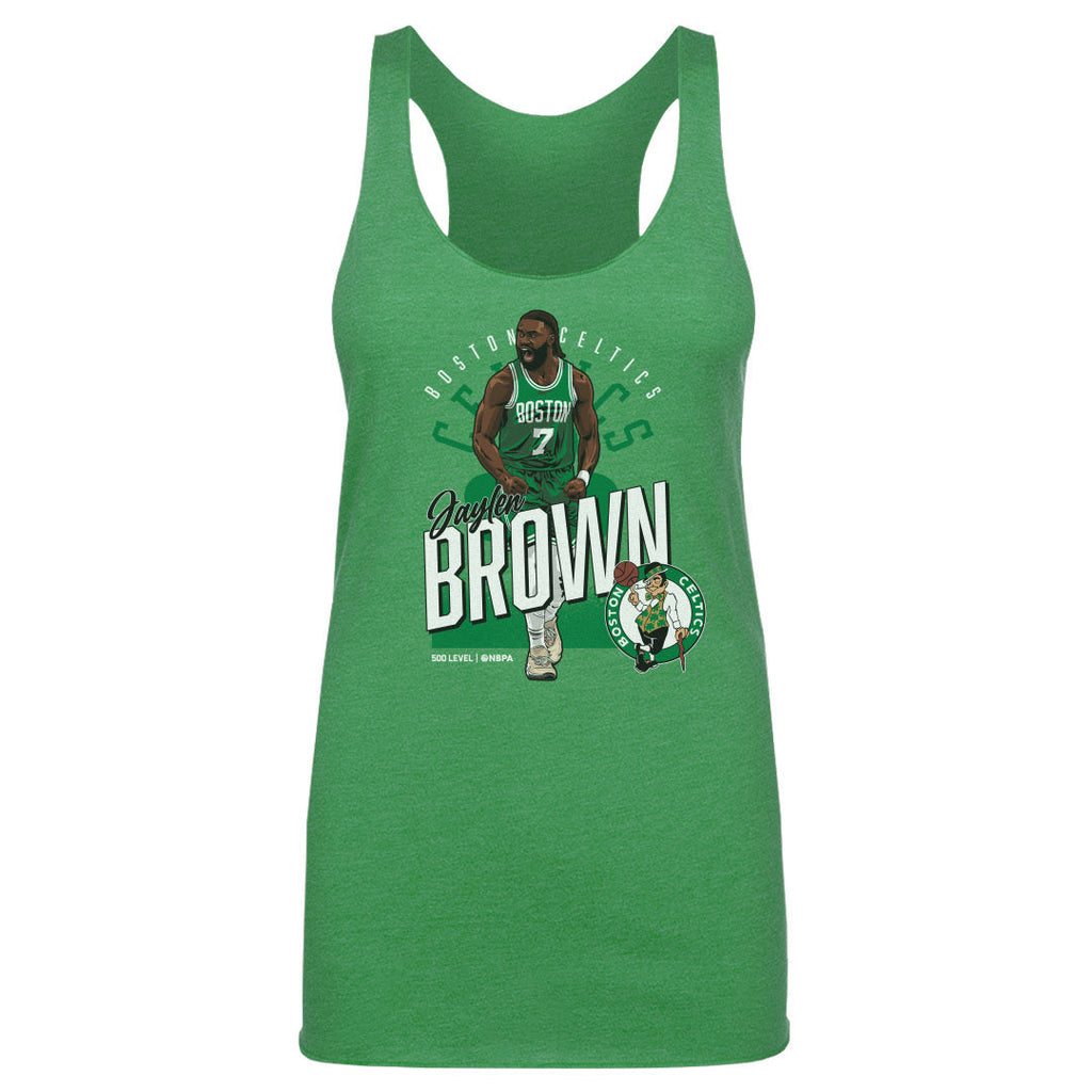 Jaylen Brown Boston Celtics Shield WHT