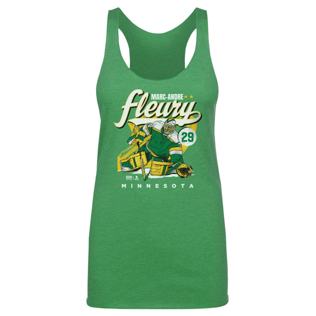 Marc-Andre Fleury Minnesota Retro WHT
