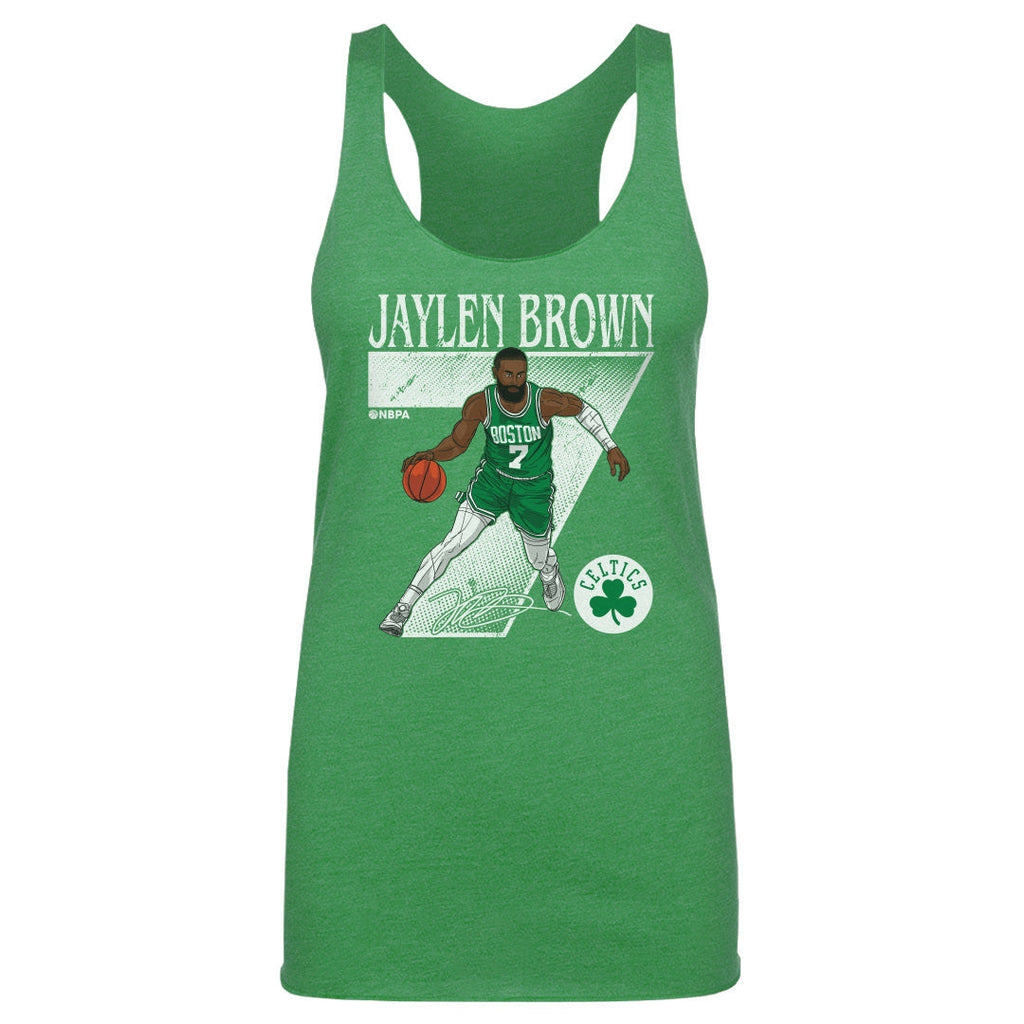 Jaylen Brown Boston Celtics Number WHT