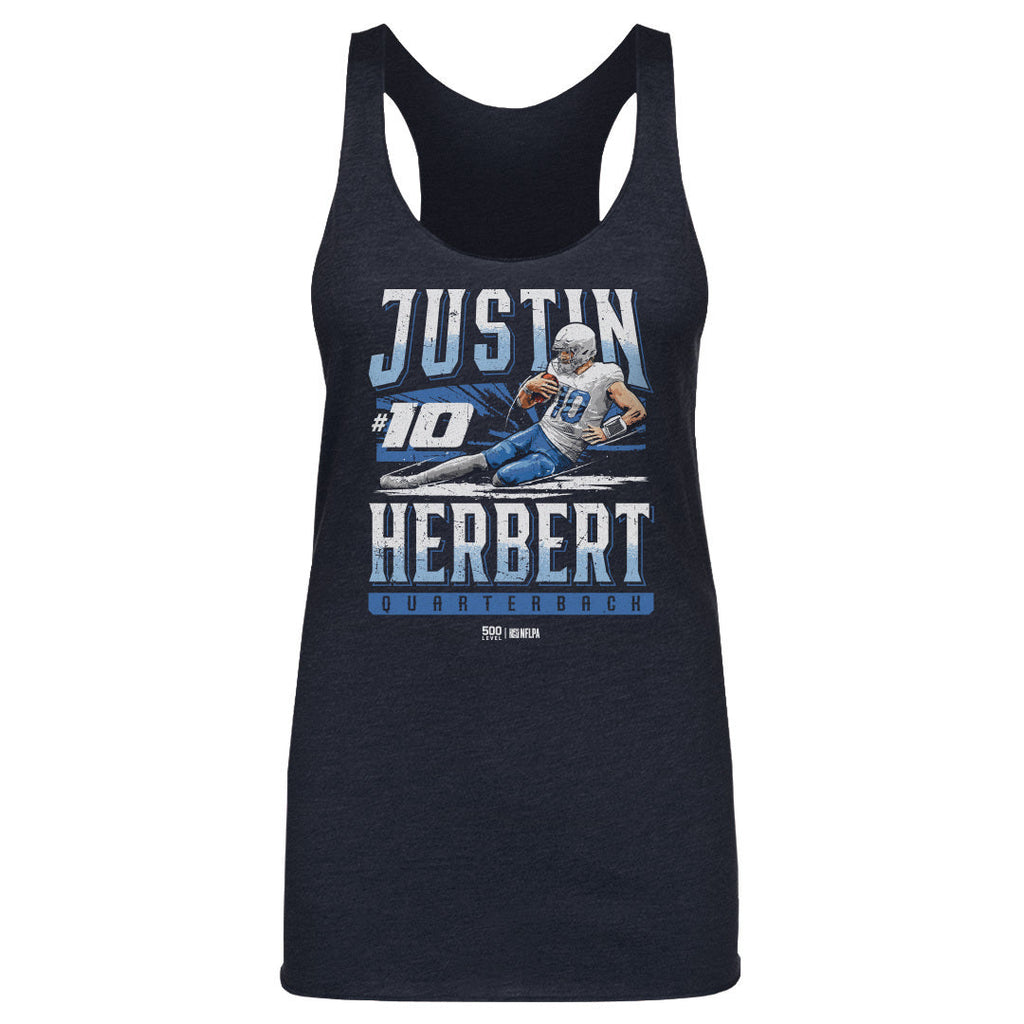 Justin Herbert Los Angeles C Slide WHT