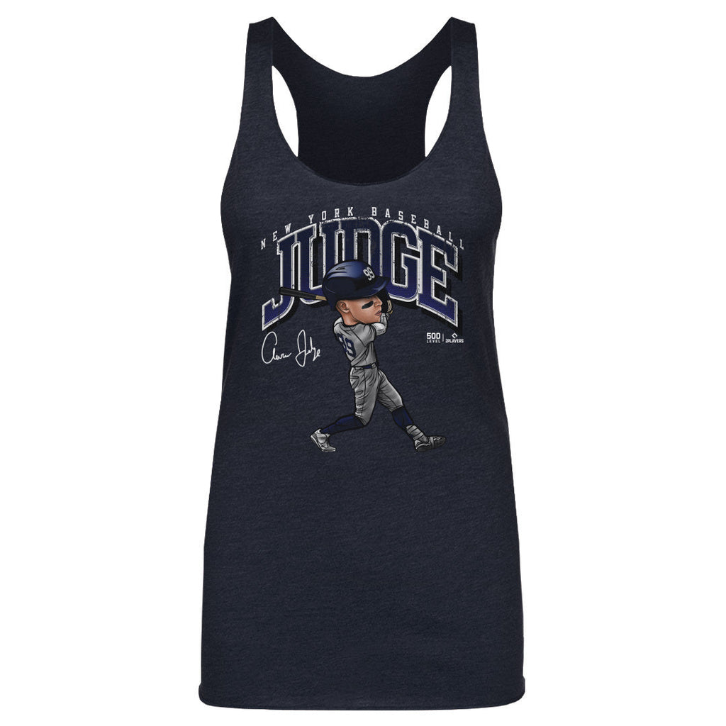 Aaron Judge New York Y Cartoon WHT
