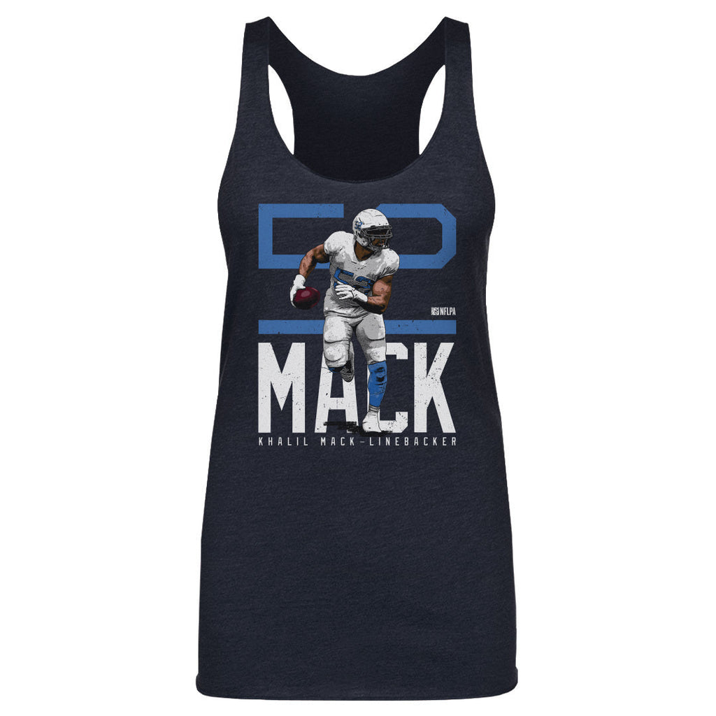 Khalil Mack Los Angeles C Bold Number WHT