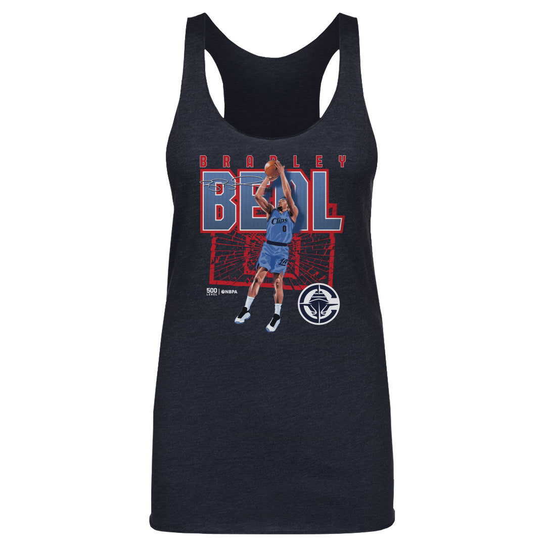 Bradley Beal Los Angeles Clippers Shattered WHT