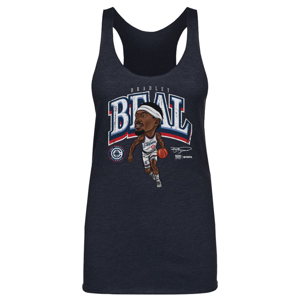 Bradley Beal Los Angeles Clippers Cartoon WHT