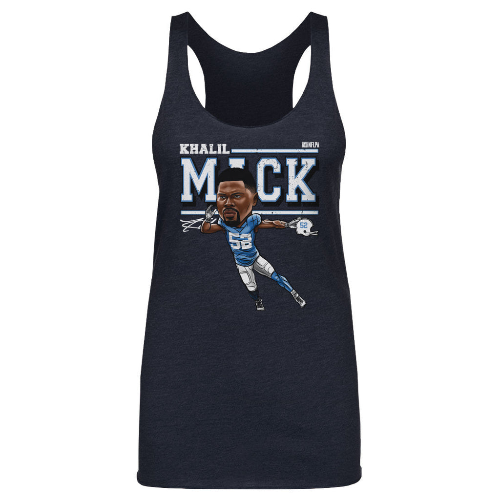Khalil Mack Los Angeles C Cartoon WHT