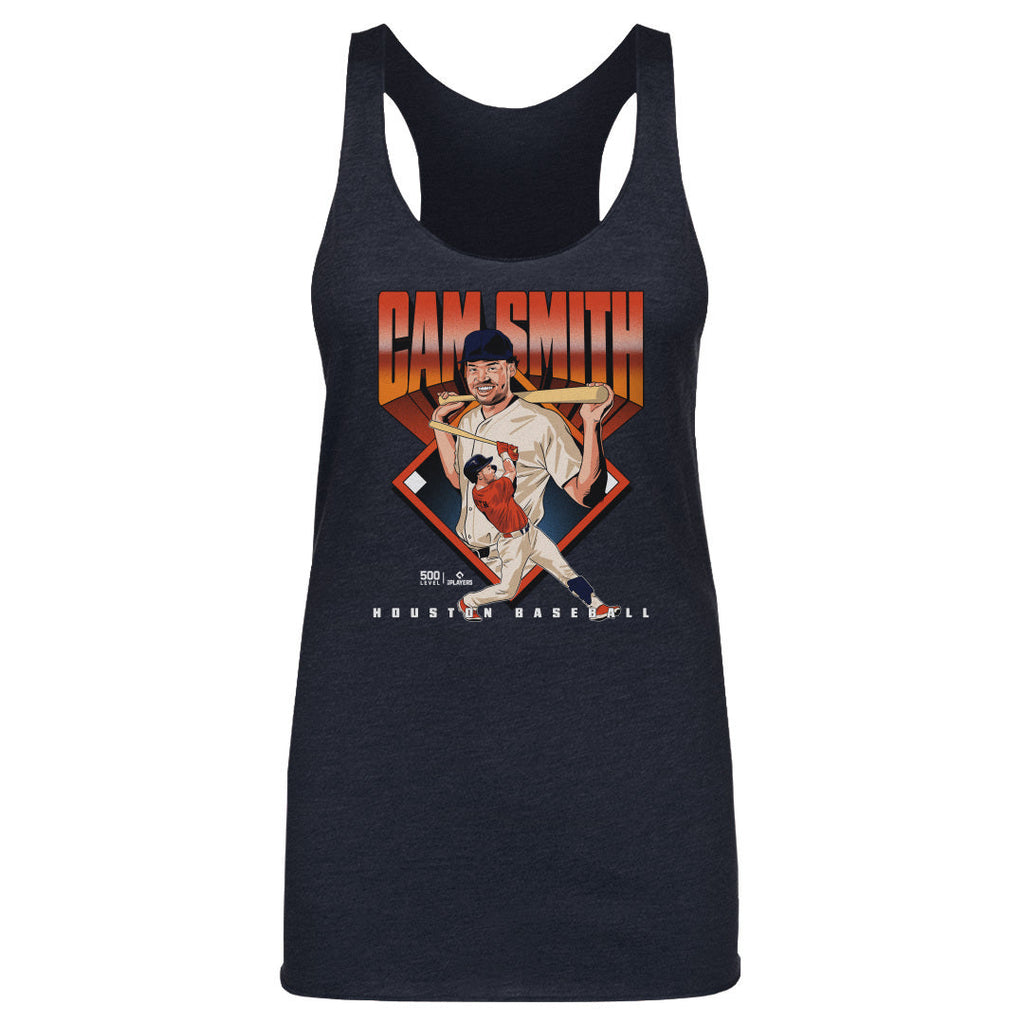 Cam Smith Houston Baseball Diamond WHT