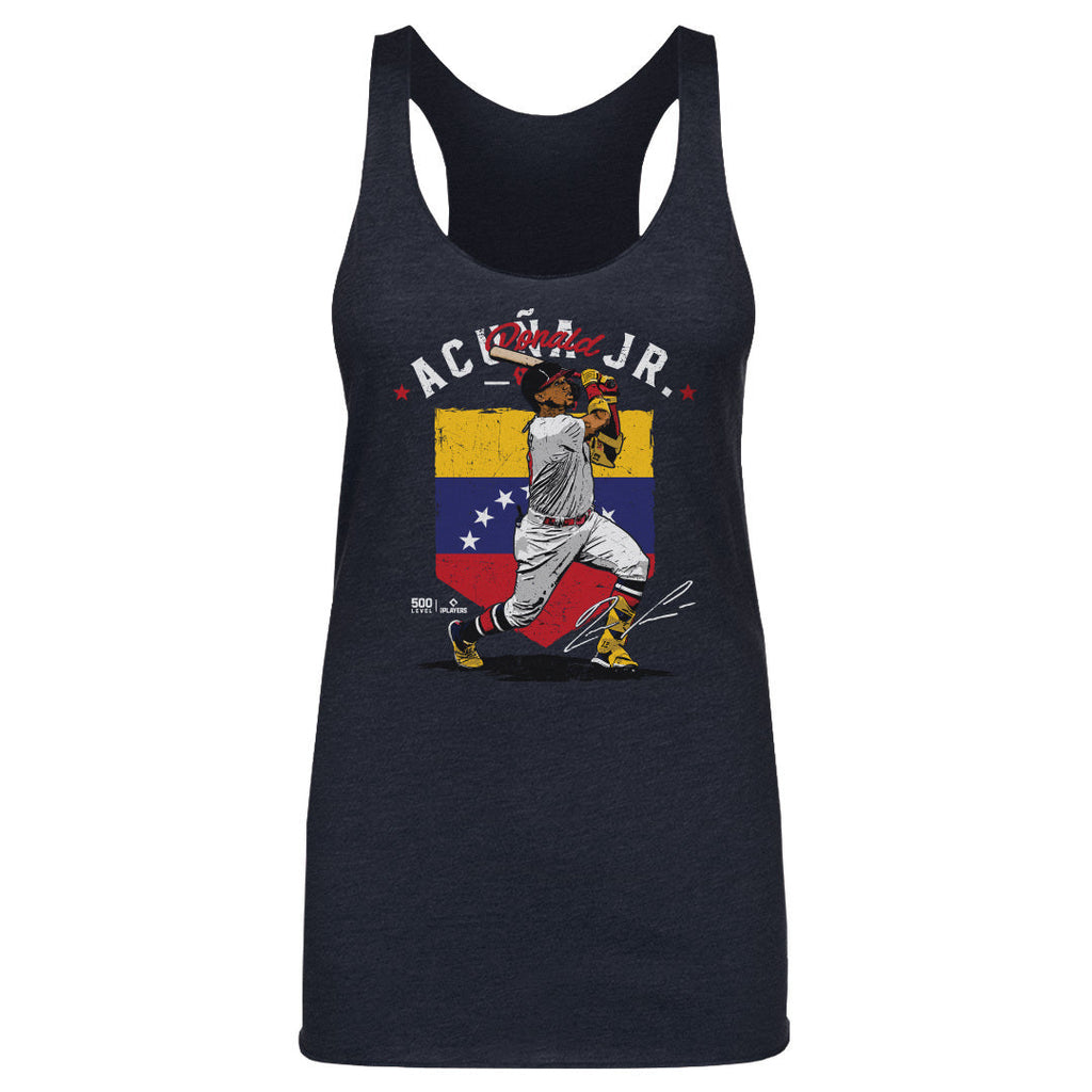 Ronald Acuna Jr. Atlanta Country Flag WHT