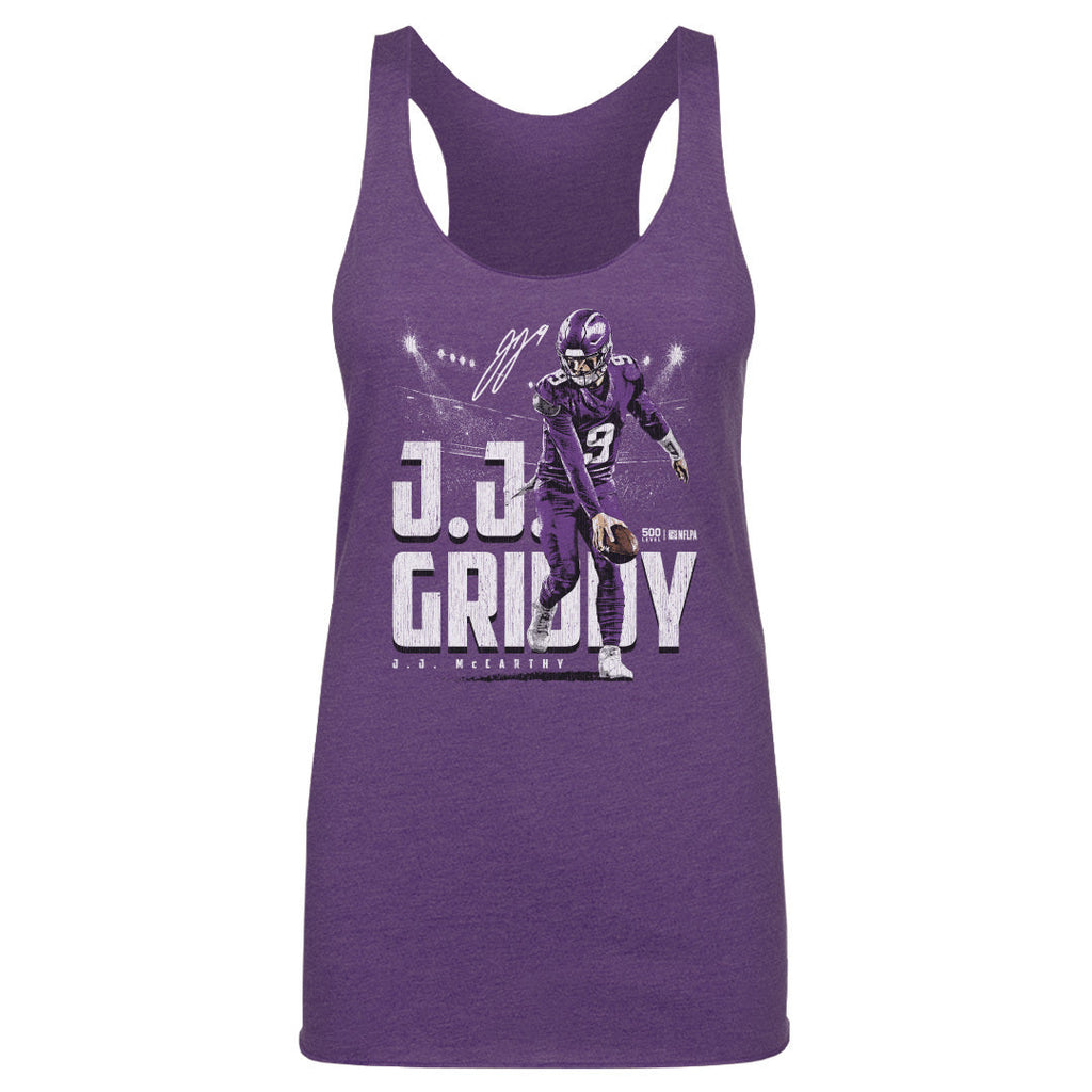 J.J. McCarthy Minnesota Griddy WHT