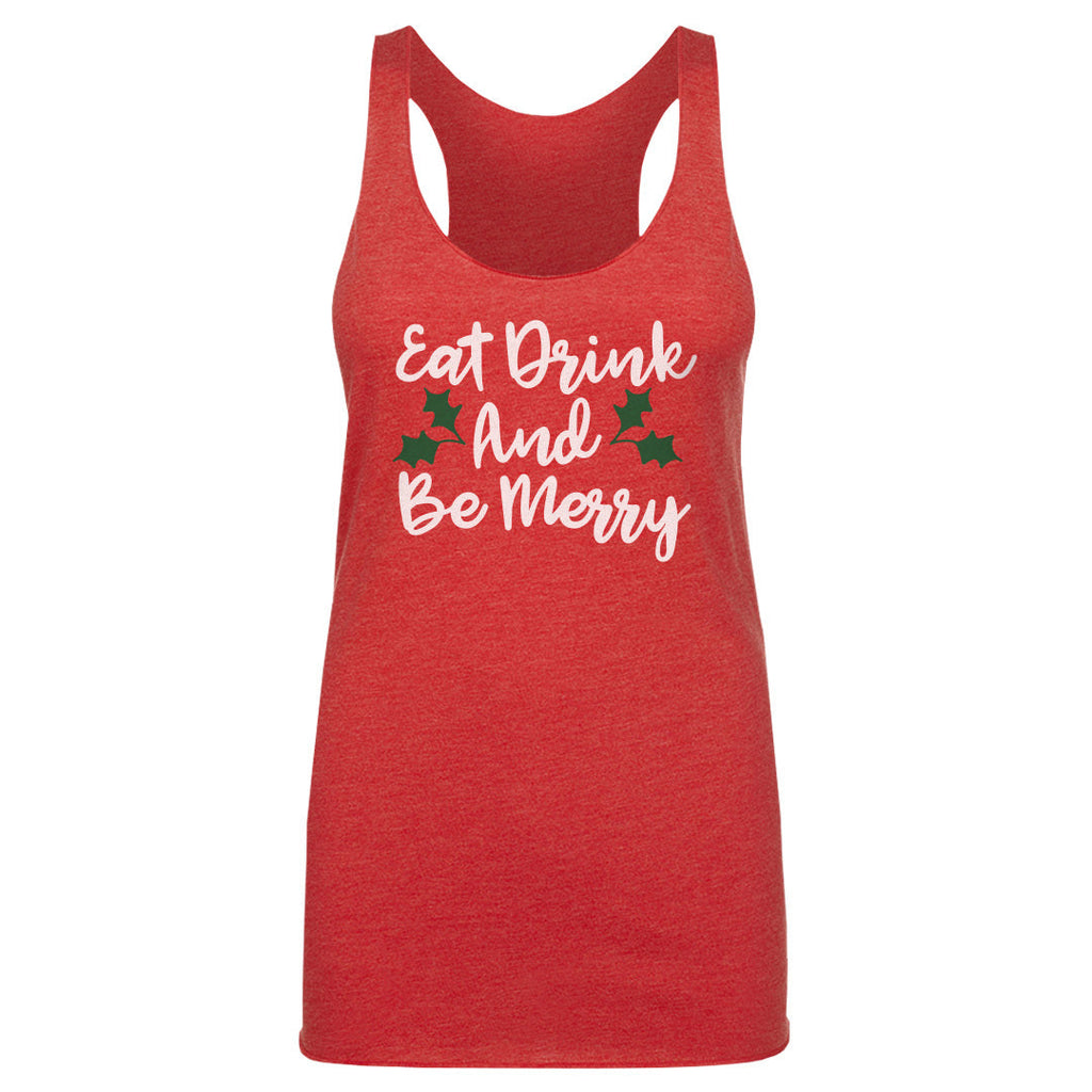 Christmas Eat Drink And Be Merry WHT