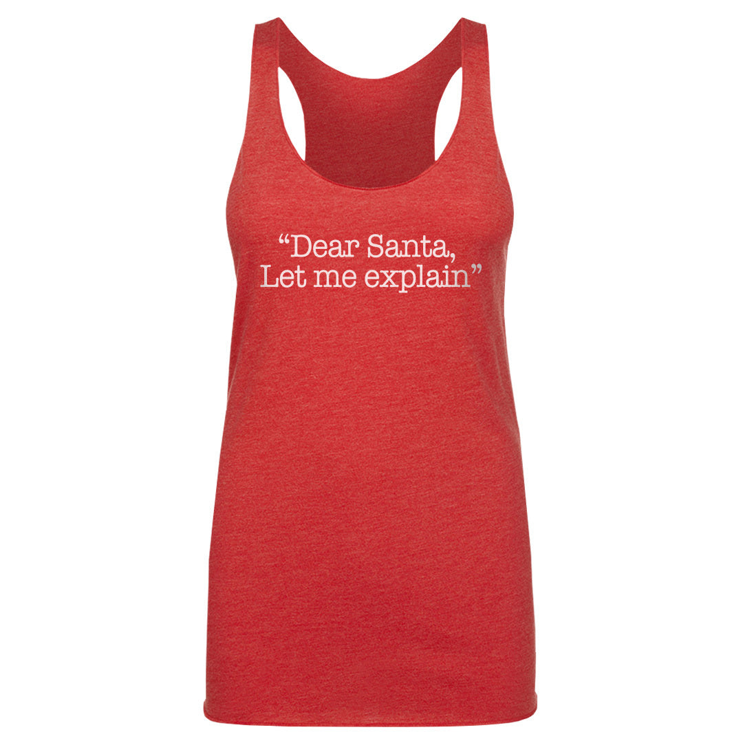 Christmas Dear Santa Let Me Explain WHT