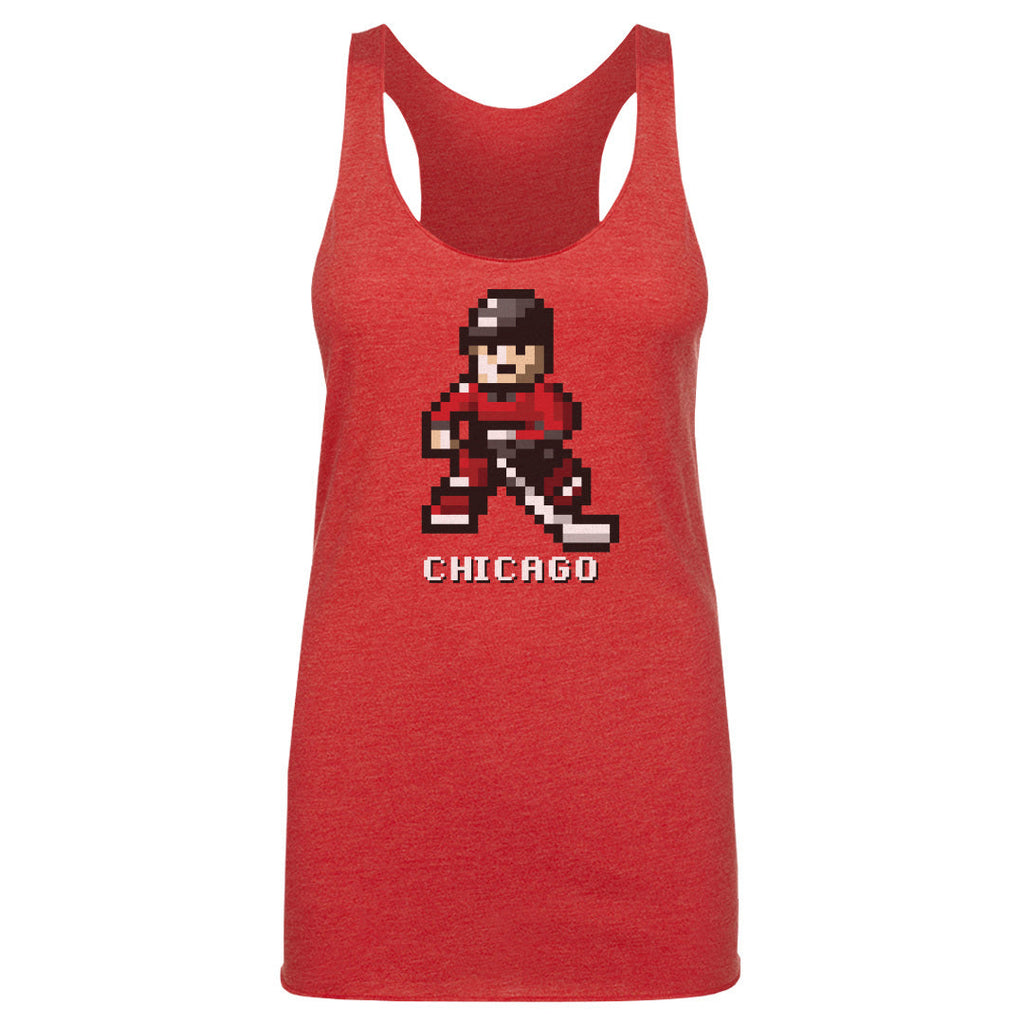Chicago Hockey 8-bit WHT