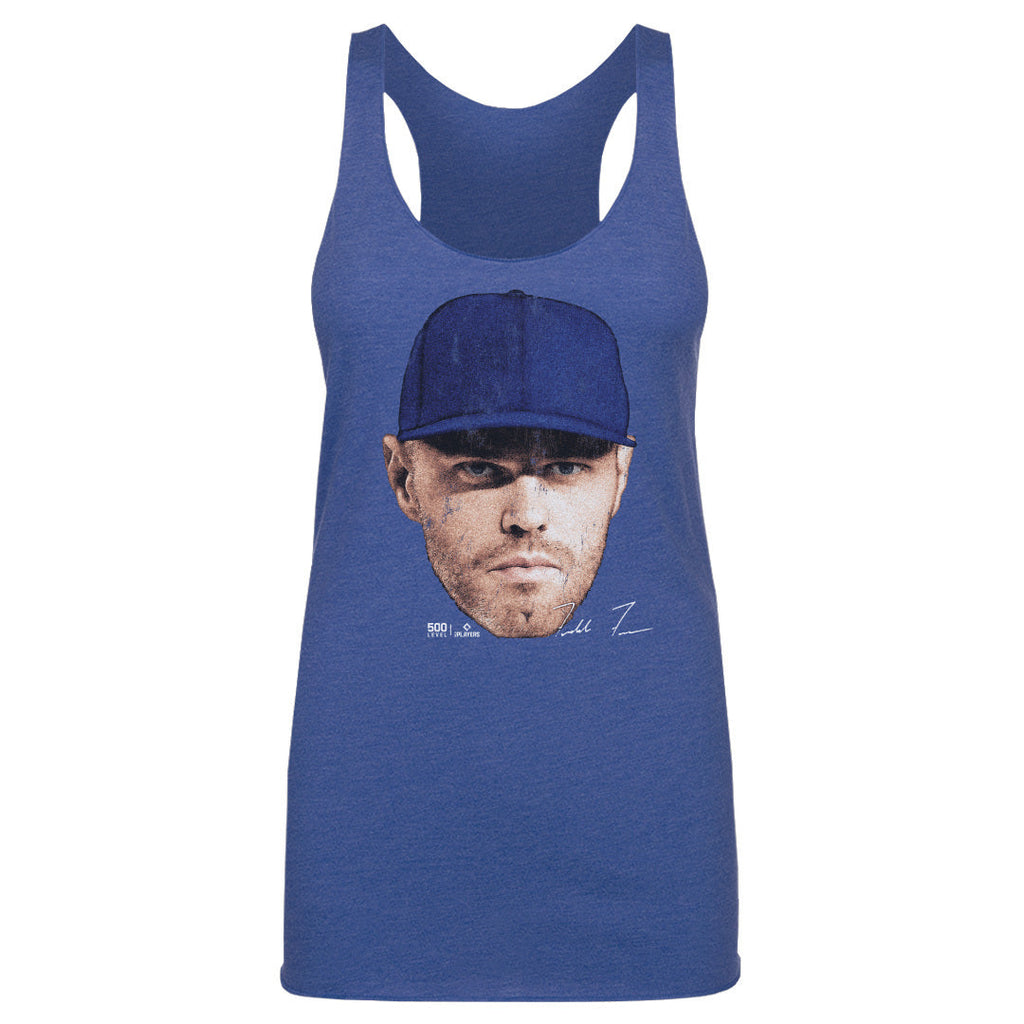 Freddie Freeman Los Angeles D Vintage Head WHT