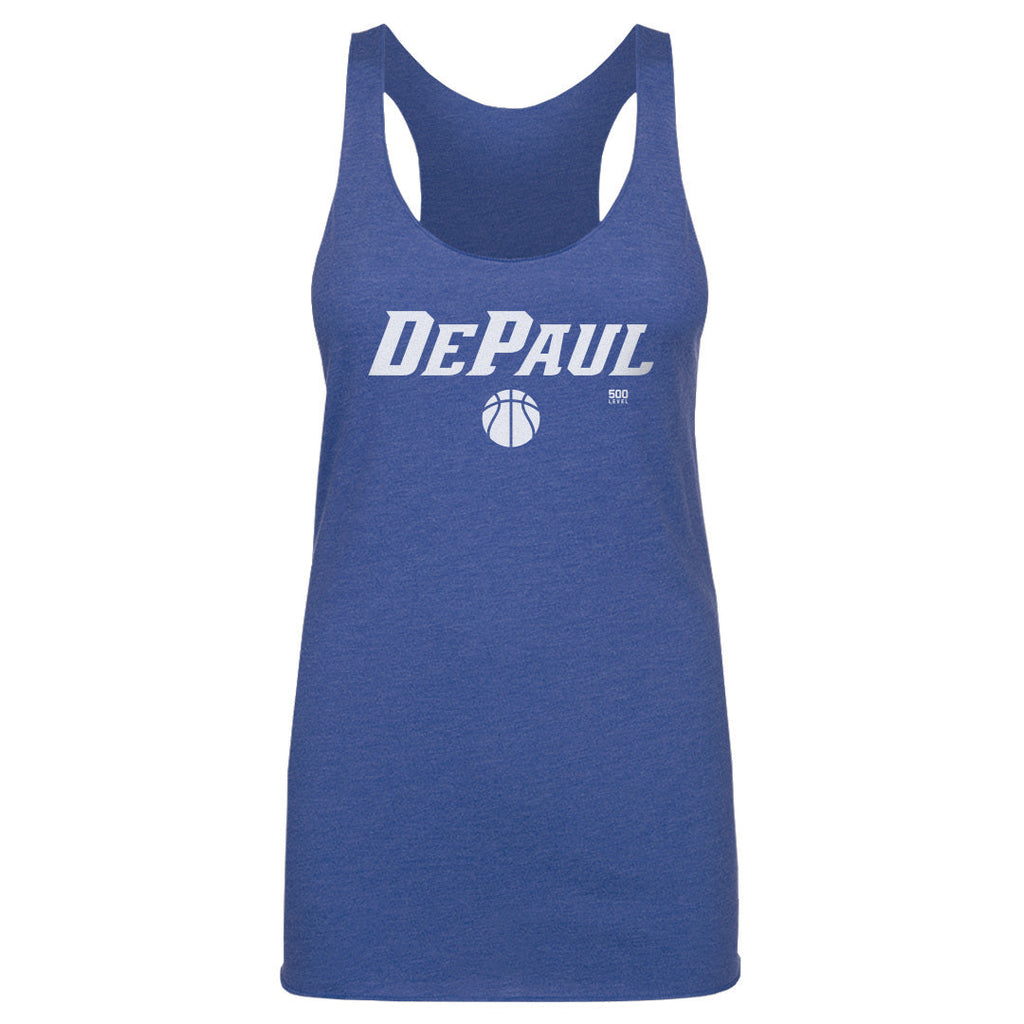 DePaul Blue Demons Basketball Minimalist WHT