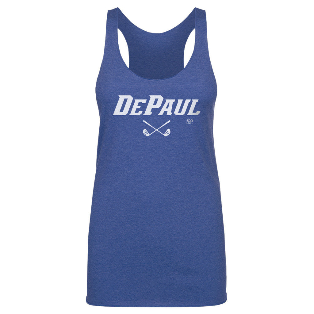 DePaul Blue Demons Golf Minimalist WHT