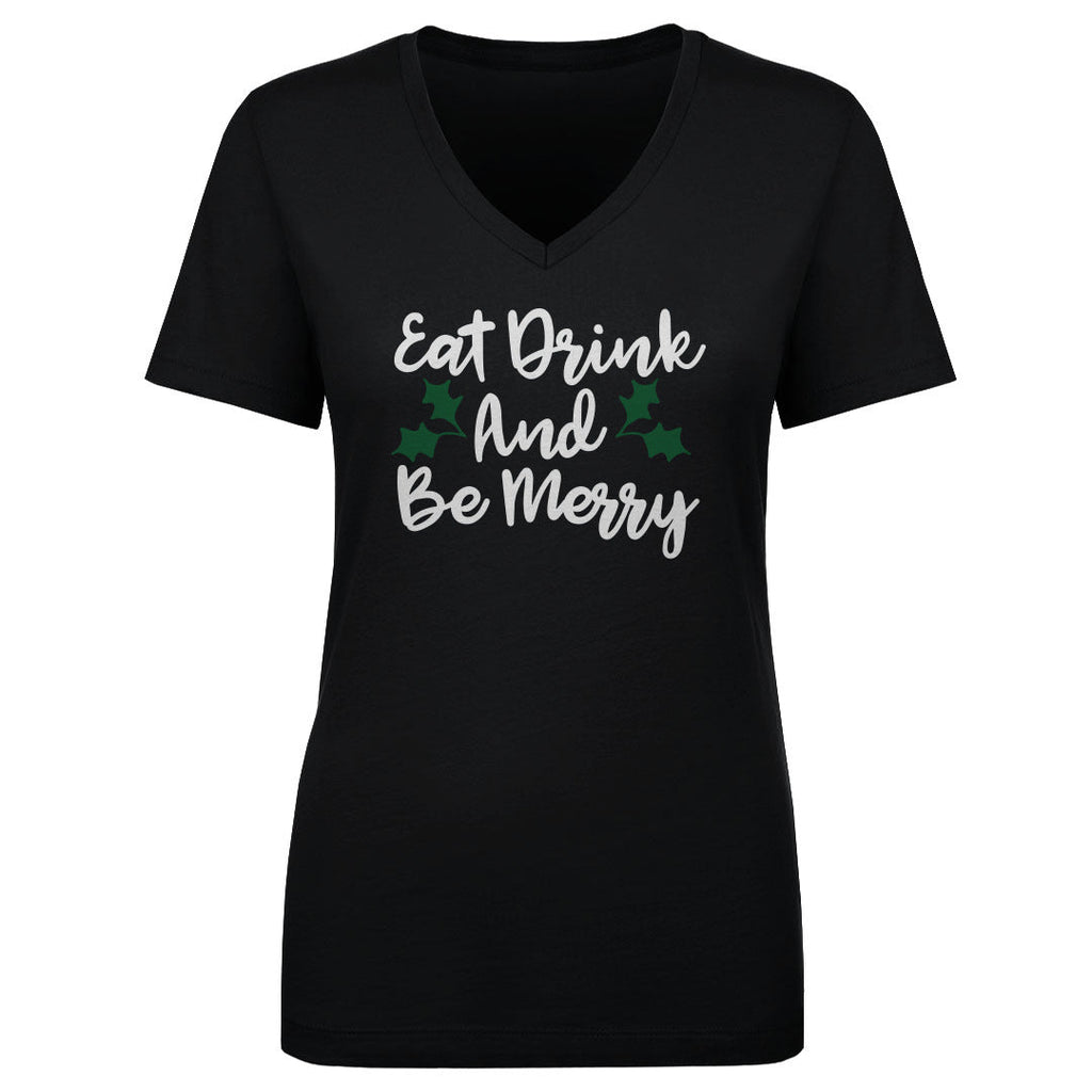 Christmas Eat Drink And Be Merry WHT