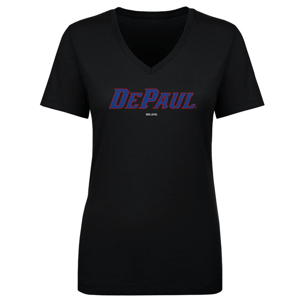 DePaul Blue Demons Wordmark WHT