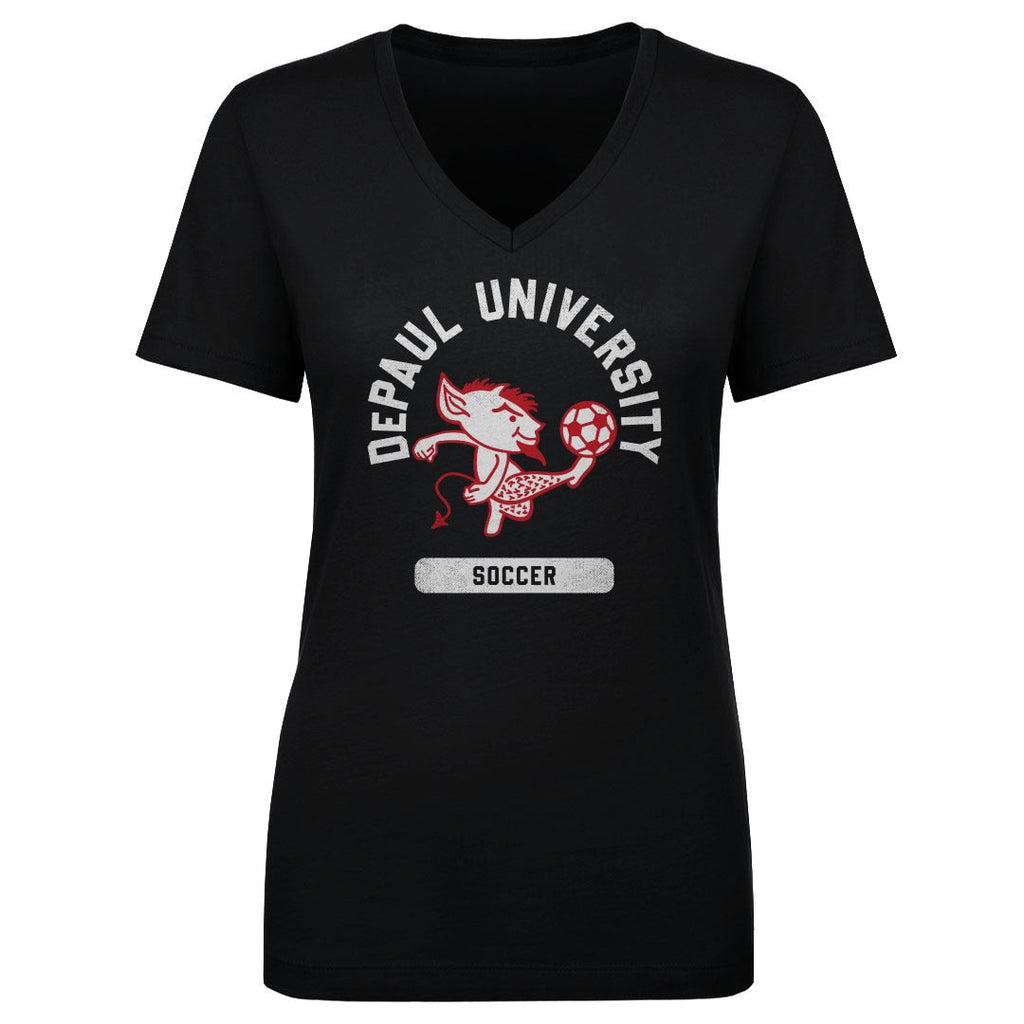 DePaul Blue Demons Mascot Soccer WHT