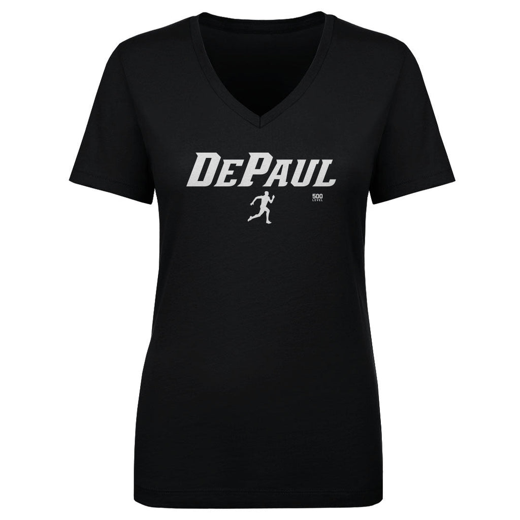 DePaul Blue Demons Track & Field Minimalist WHT
