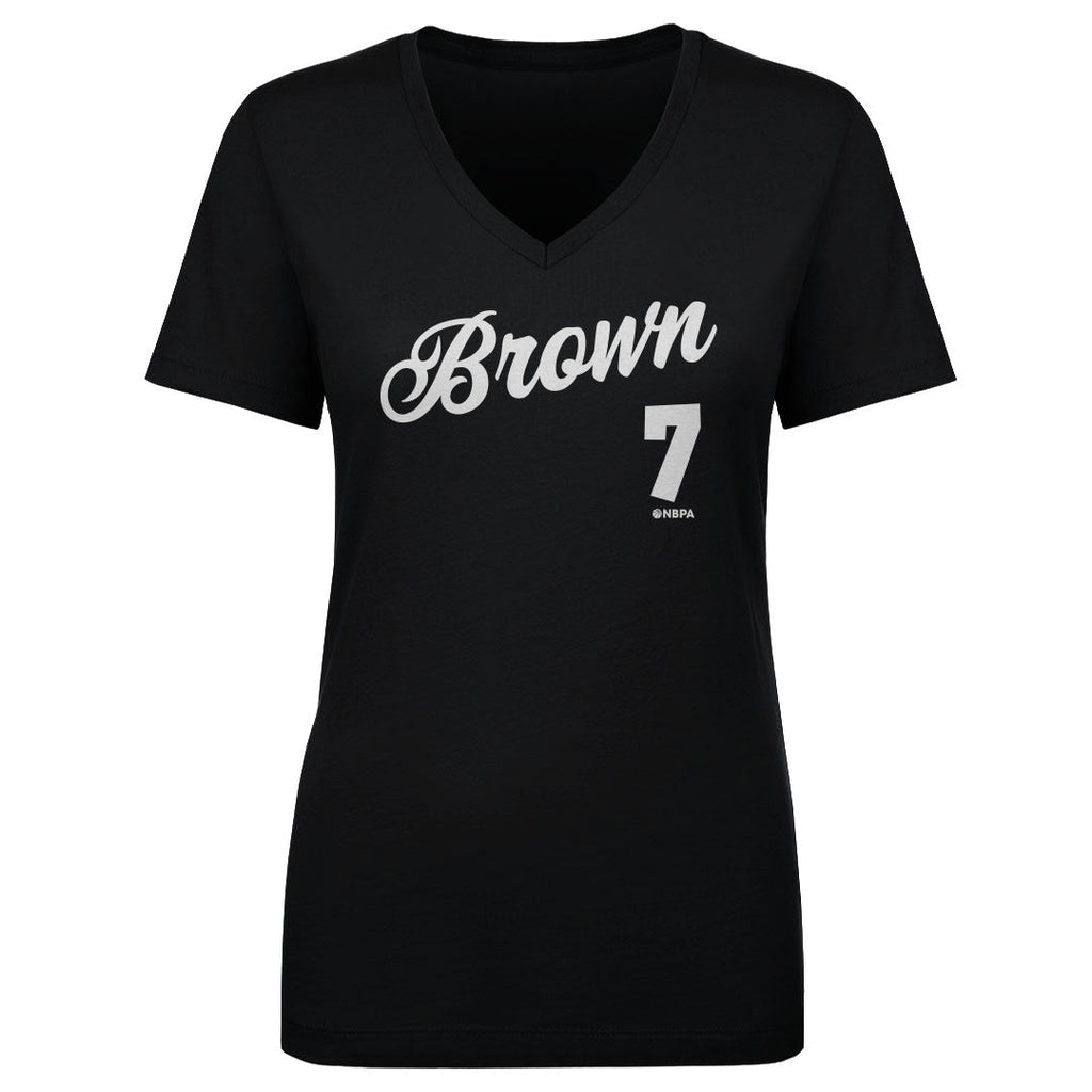 Jaylen Brown Boston Script WHT