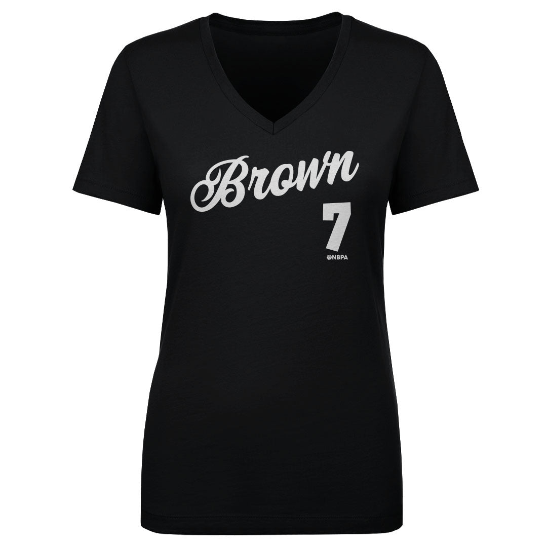 Jaylen Brown Boston Script WHT
