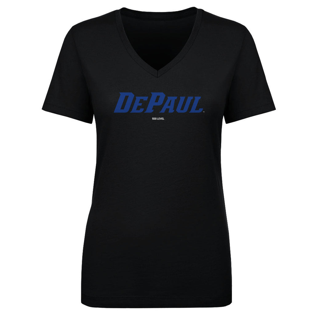 DePaul Blue Demons Wordmark Royal WHT