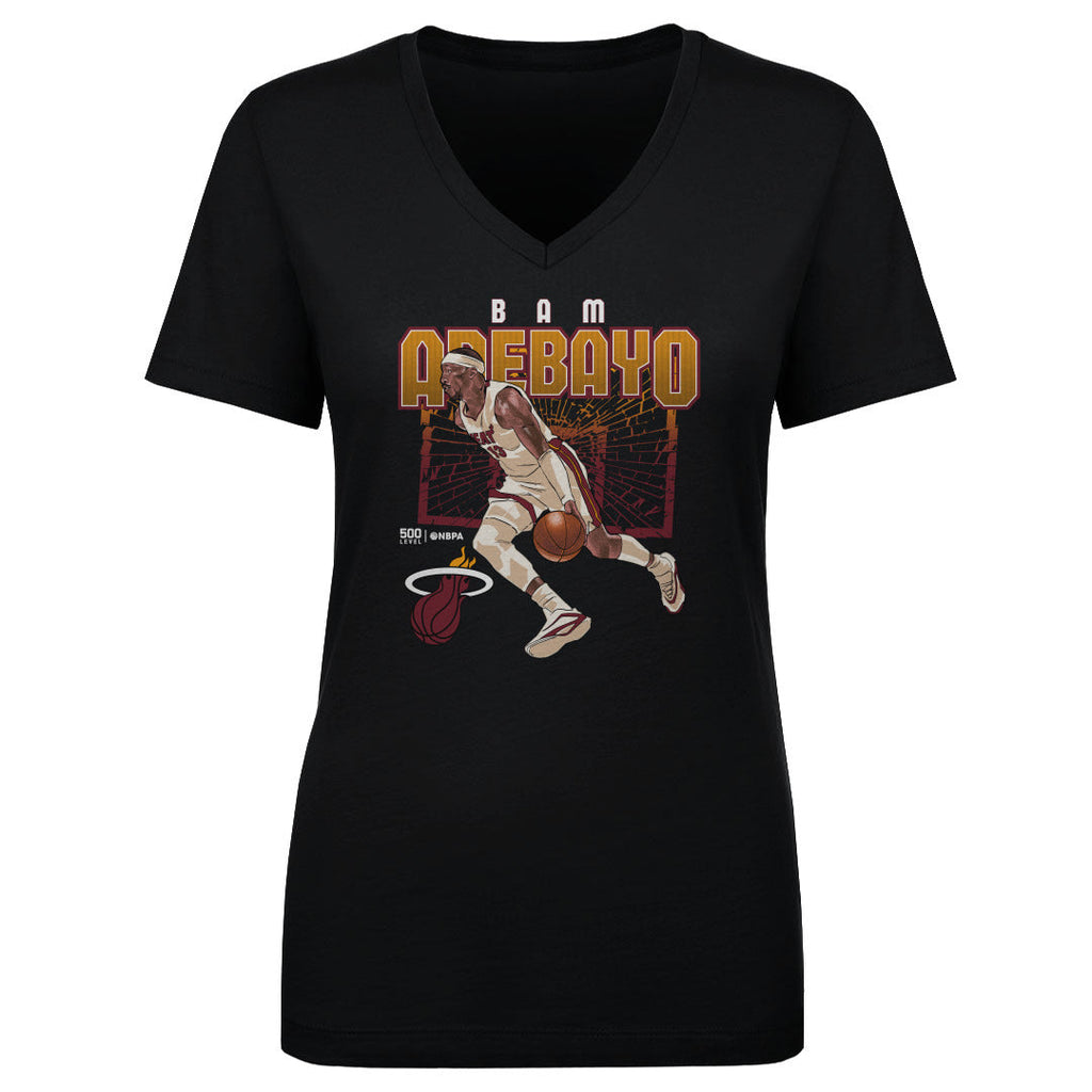 Bam Adebayo Miami Heat Shattered WHT
