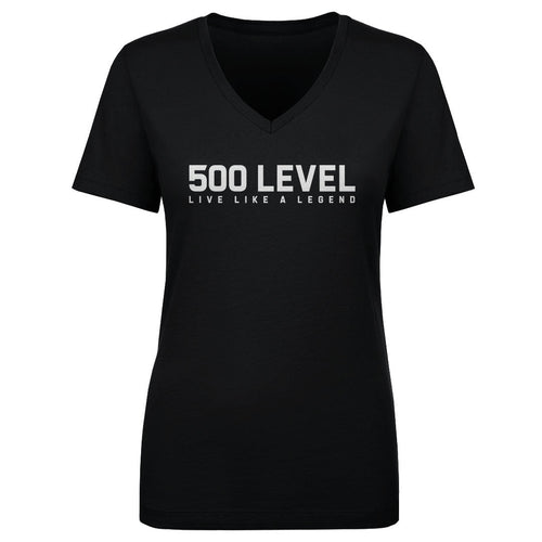 500 LEVEL Wordmark WHT