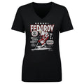 Sergei Fedorov Detroit Vintage Stats WHT