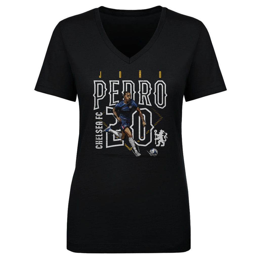 Joao Pedro Chelsea FC Outline Number WHT
