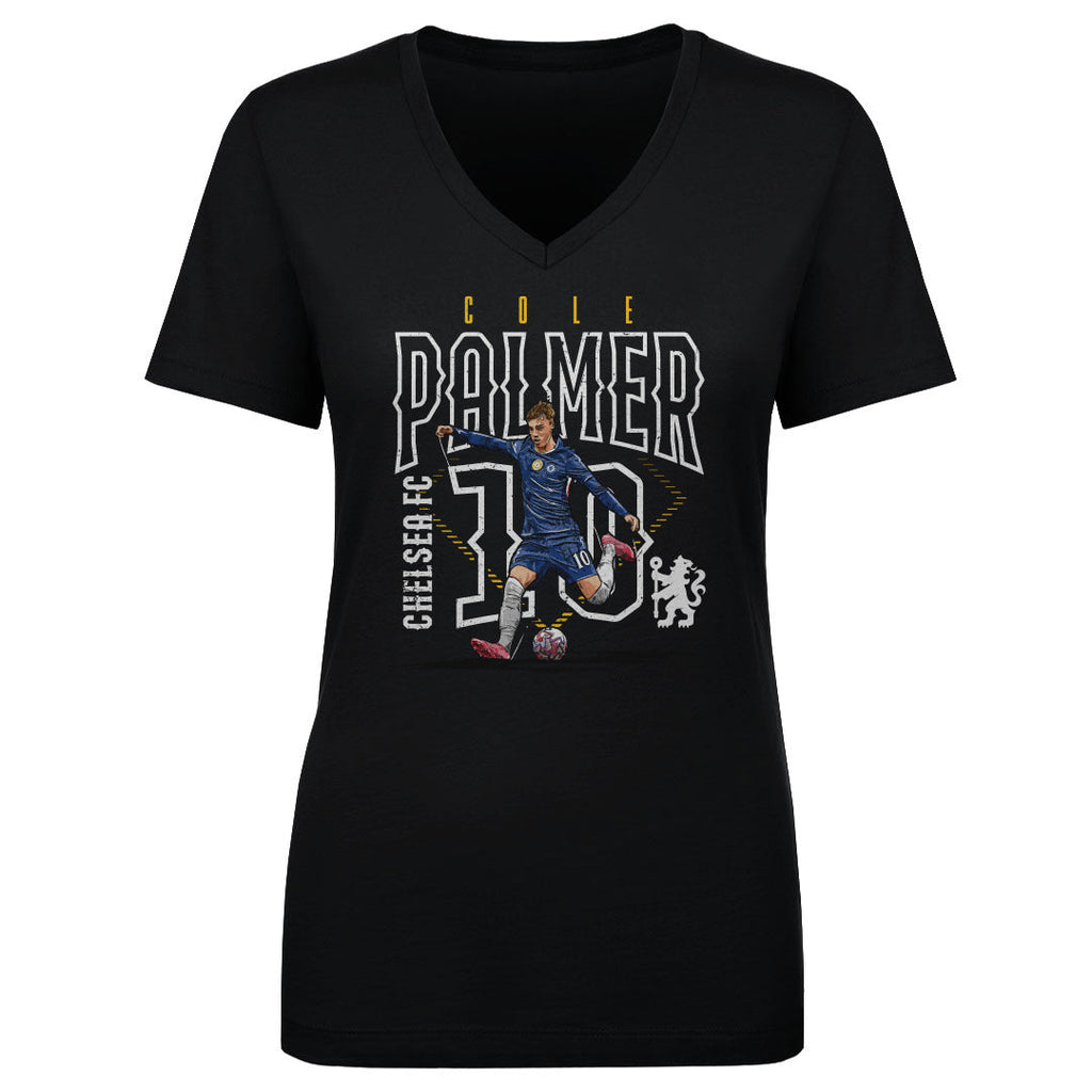 Cole Palmer Chelsea FC Outline Number WHT
