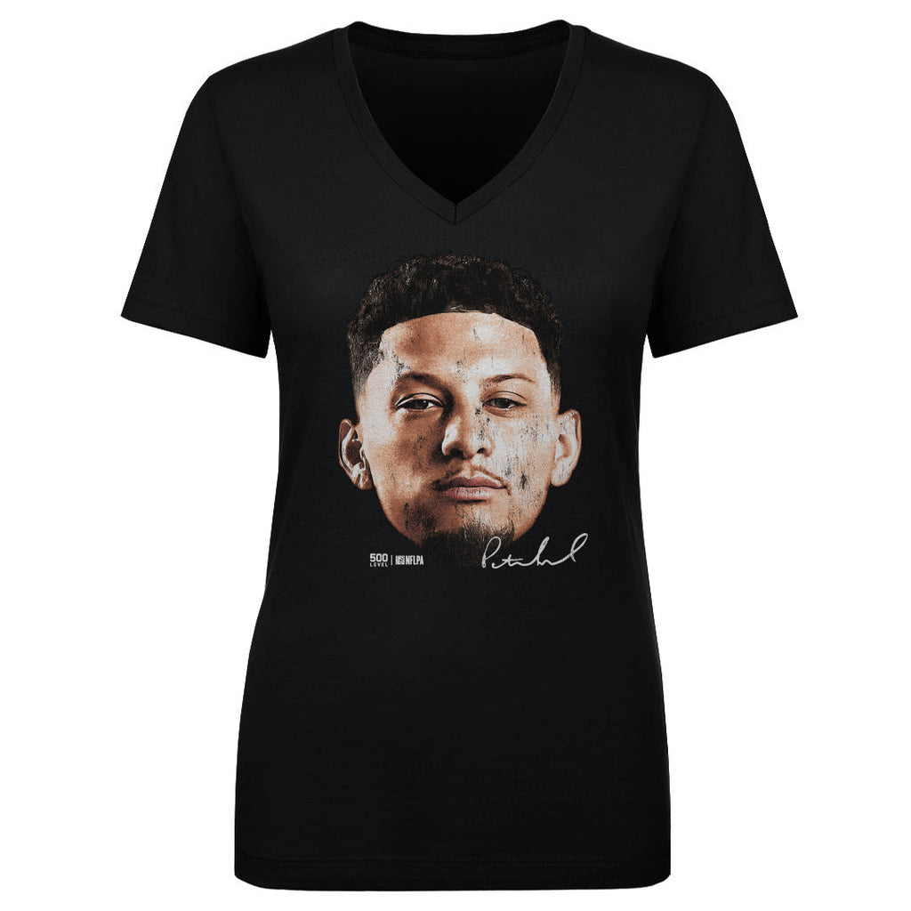 Patrick Mahomes Kansas City Vintage Head WHT