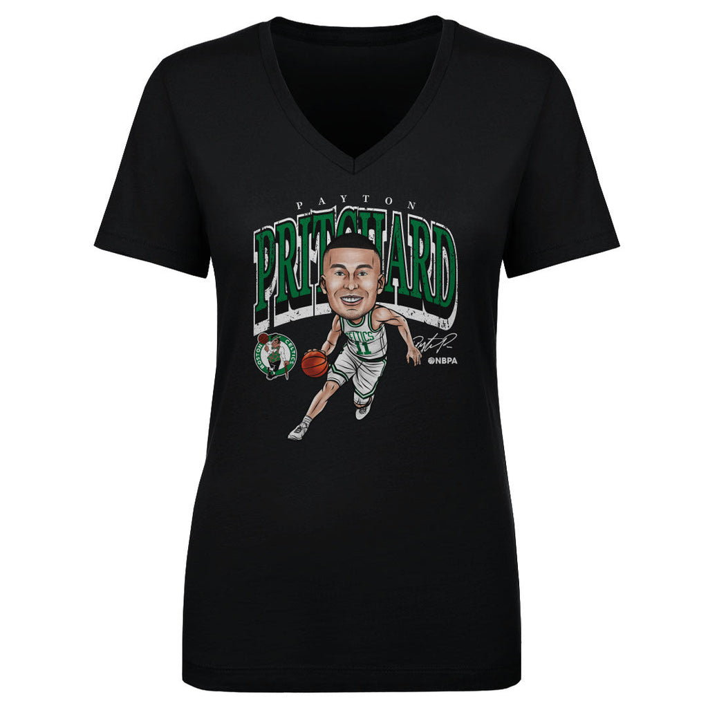 Payton Pritchard Boston Celtics Cartoon WHT