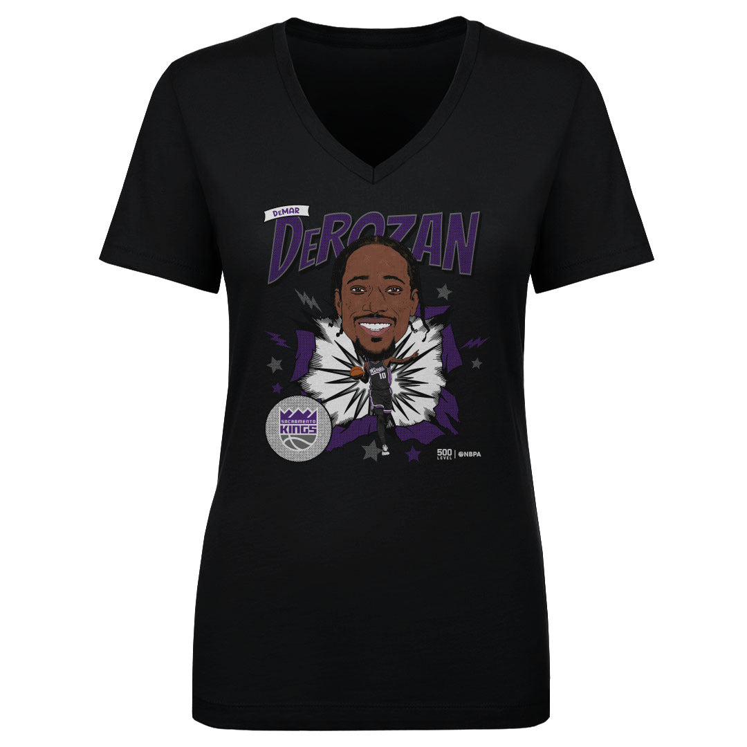 DeMar DeRozan Sacramento Kings Caricature WHT