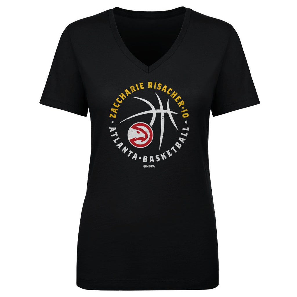 Zaccharie Risacher Atlanta Hawks Player Ball WHT