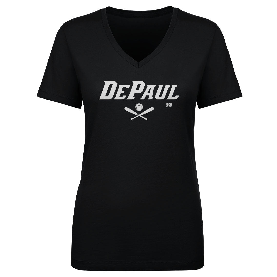 DePaul Blue Demons Softball Minimalist WHT