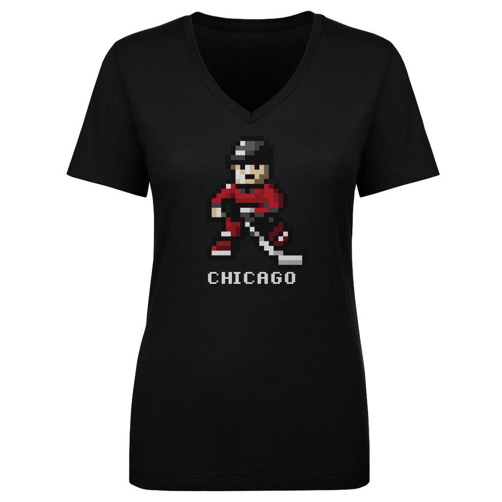Chicago Hockey 8-bit WHT