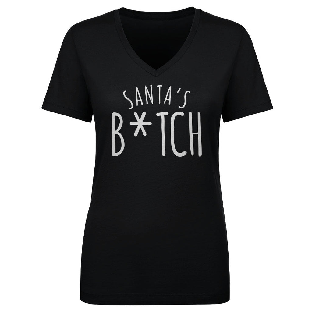 Christmas Santa's B-tch WHT