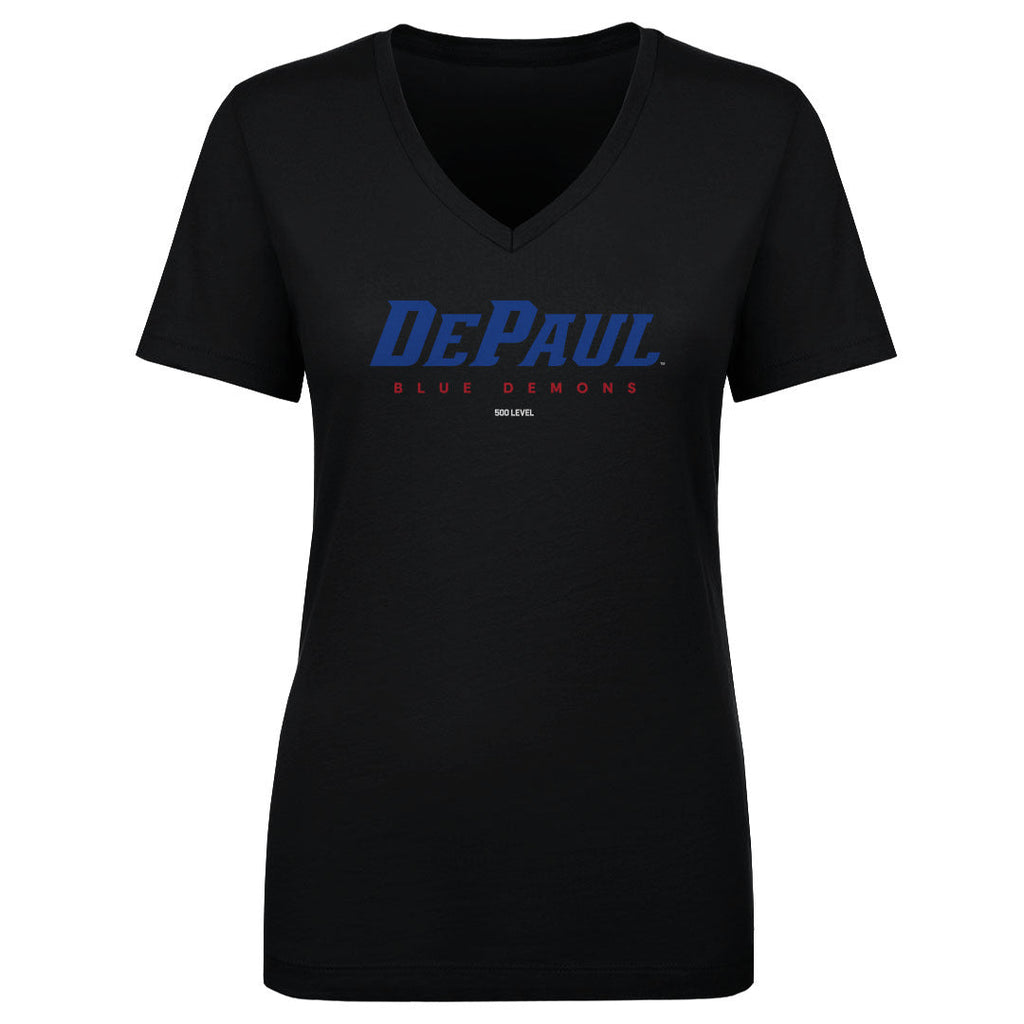 DePaul Blue Demons Wordmark Blue Demons WHT