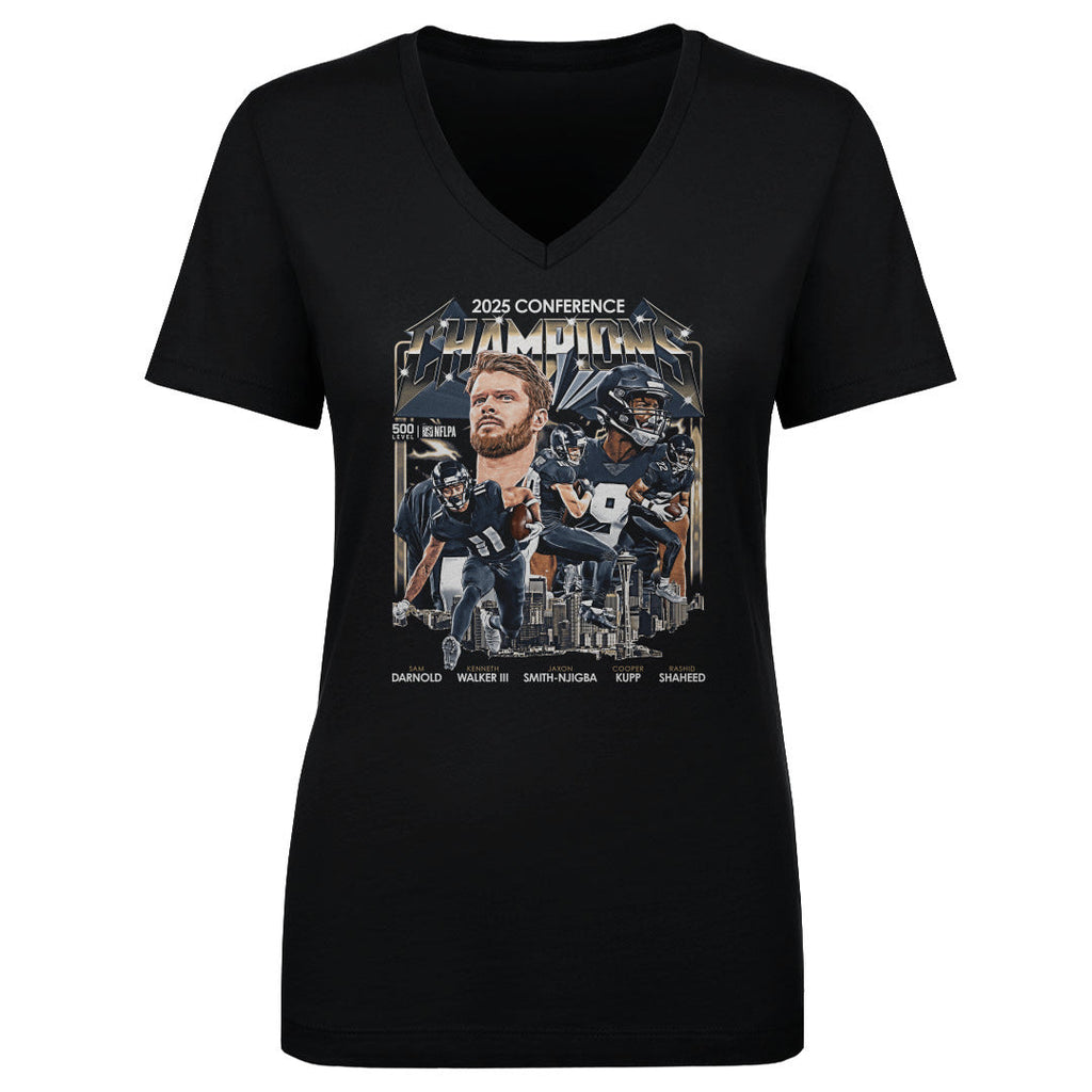 Seattle Football 2025 Conference Champions Vintage WHT