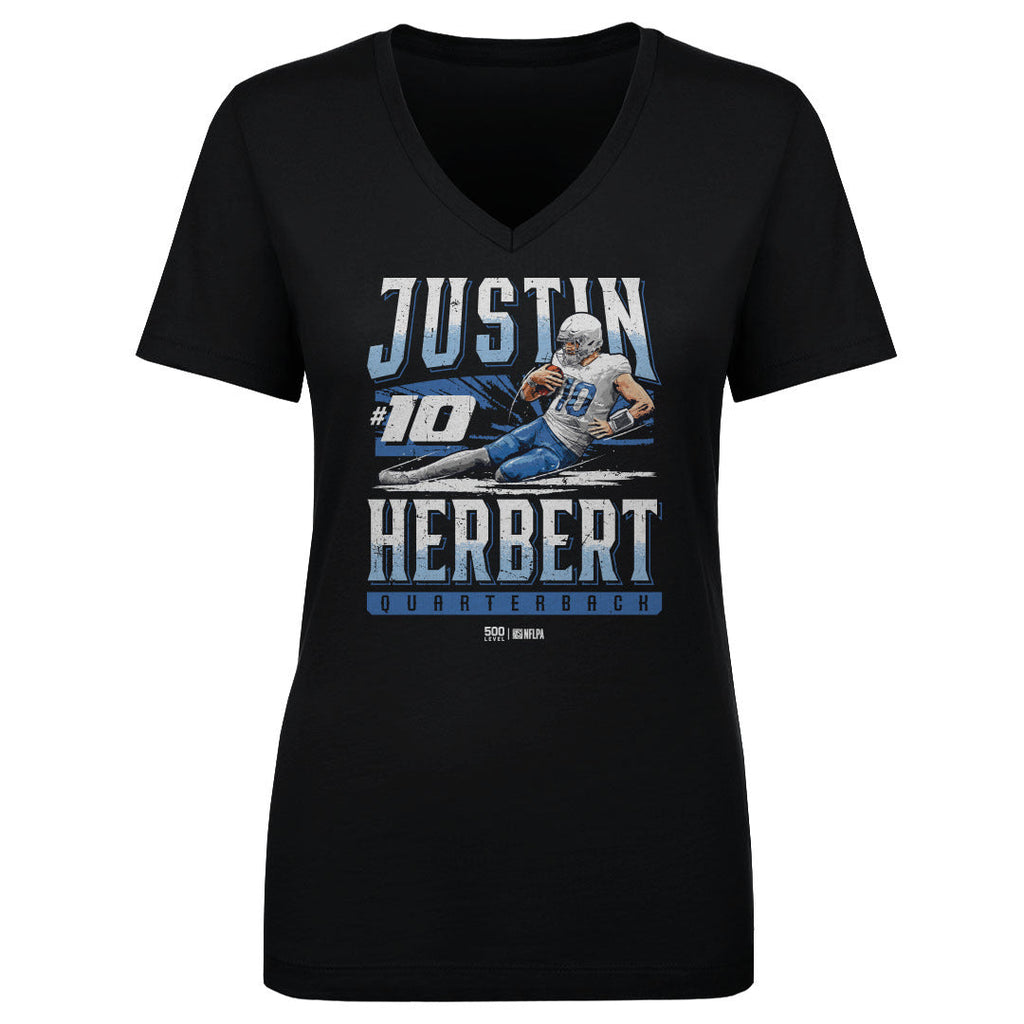 Justin Herbert Los Angeles C Slide WHT