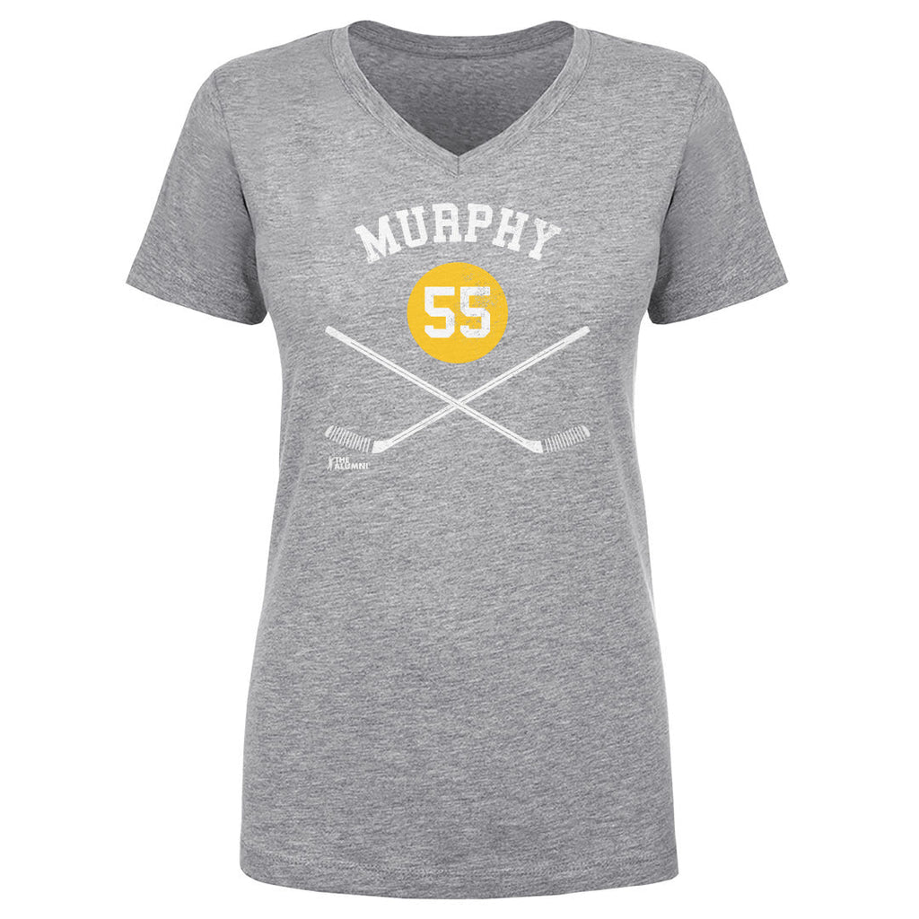 Larry Murphy Pittsburgh 55 Sticks WHT