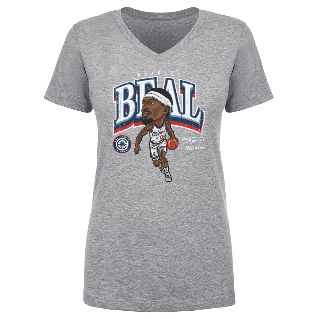 Bradley Beal Los Angeles Clippers Cartoon WHT