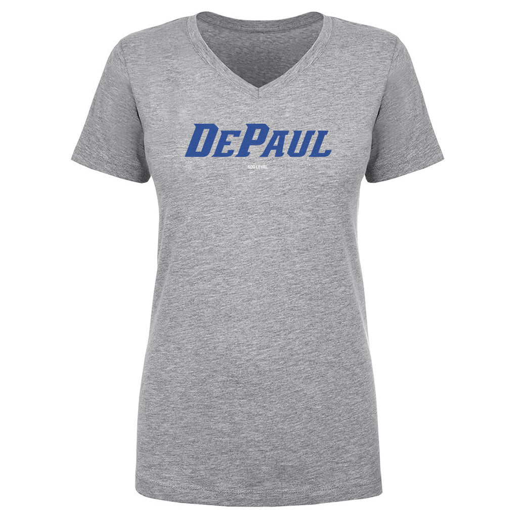 DePaul Blue Demons Wordmark Royal WHT